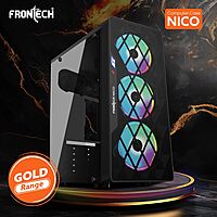 Frontech NICO FT-4357 Stylish Mid-Tower Gaming Case
