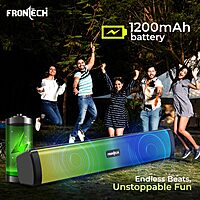 Frontech SW-0181 Echolight speakers deliver vibrant sound with dynamic RGB lighting—perfect for music, gaming, and entertainment.