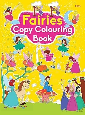 Copy Colouring Book Fairies