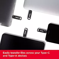 SanDisk Ultra Dual Drive Go 128GB Pen Drive – USB-A & Type-C | 400MB/s