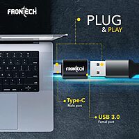 Frontech NC-0044 USB A to C Cable – Fast Data Transfer & Charging | Durable Build | Wide Compatibility