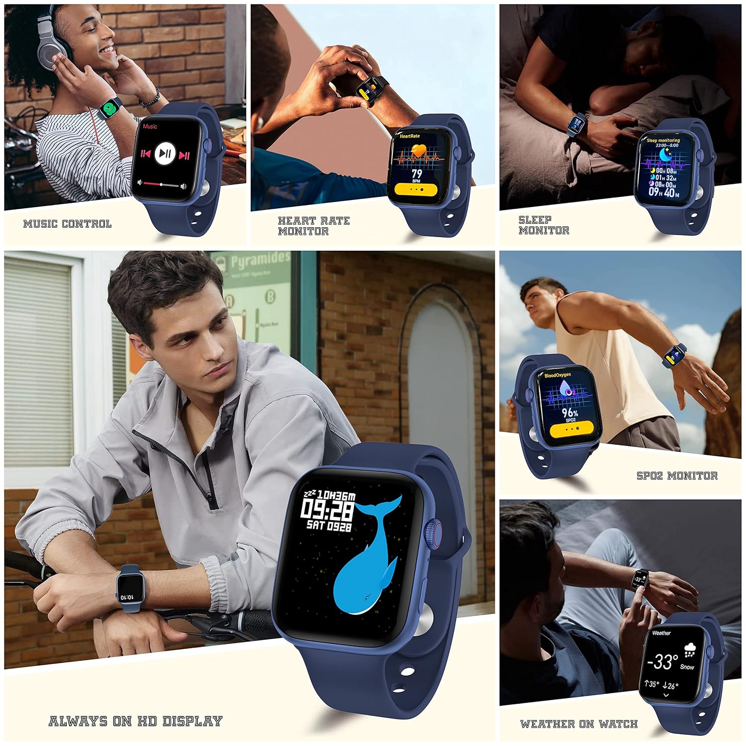 ZOOOK Agile Smartwatch Blue