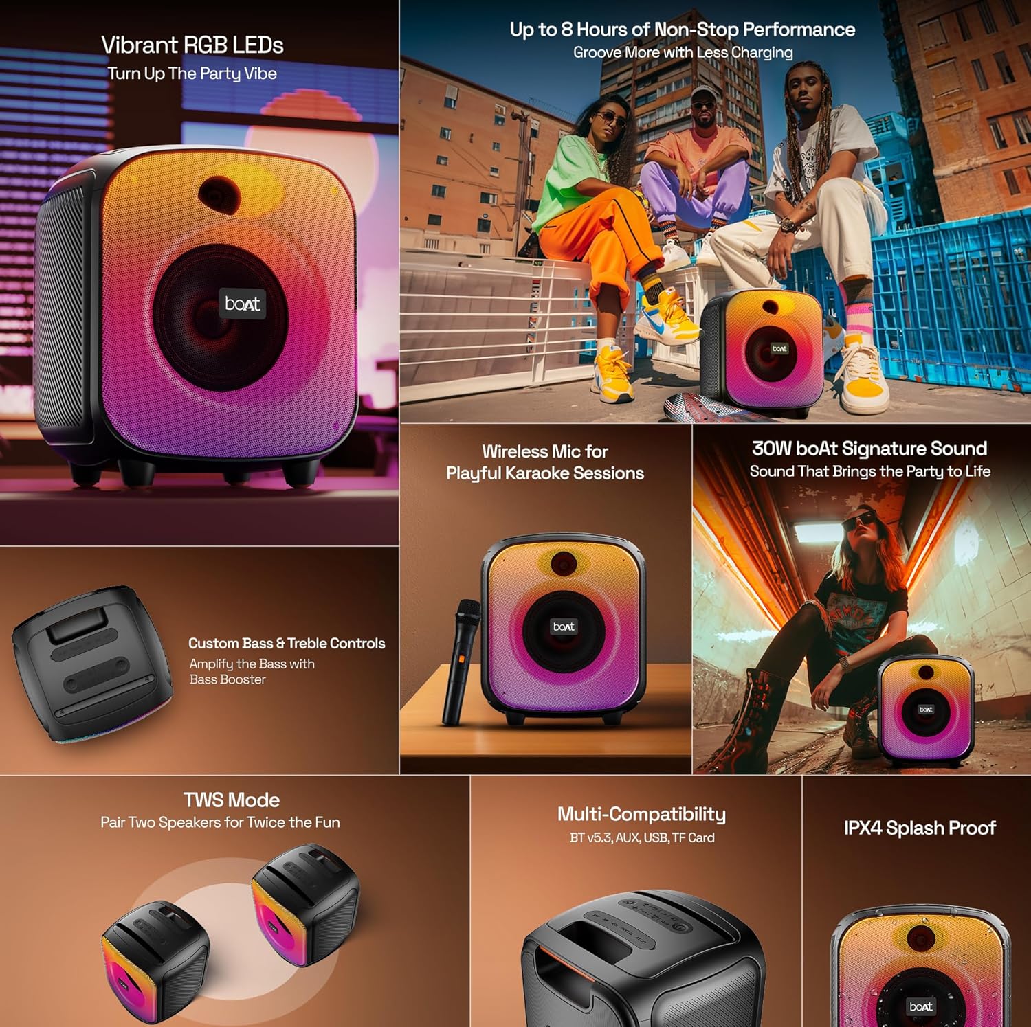 boAt PartyPal 63 Pro (Midnight Black) boAt PartyPal 63 Pro (Midnight Black)