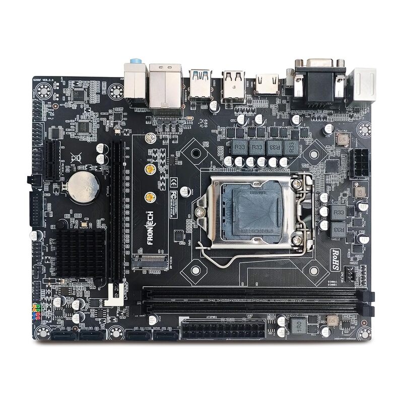 Frontech FT-0482 – Reliable H310 chipset motherboard featuring USB 3.0, SATA ports, and essential features for everyday computing.