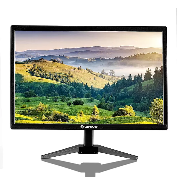 Lapcare LM-18WDH 18.5 Inch LED Monitor – HD 1366×768 60Hz Refresh Rate 5ms Response Time 250 nits Brightness HDMI & VGA Wall Mountable