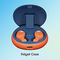 Zebronics Zeb-Sound Bomb N1 True Wireless In Ear Earbuds with ENC, Gaming Mode (up to 50ms), up to 18H Playback, Bluetooth V5.2, Fidget Case, Voice Assistant, Splash Proof, Type C, and Mic