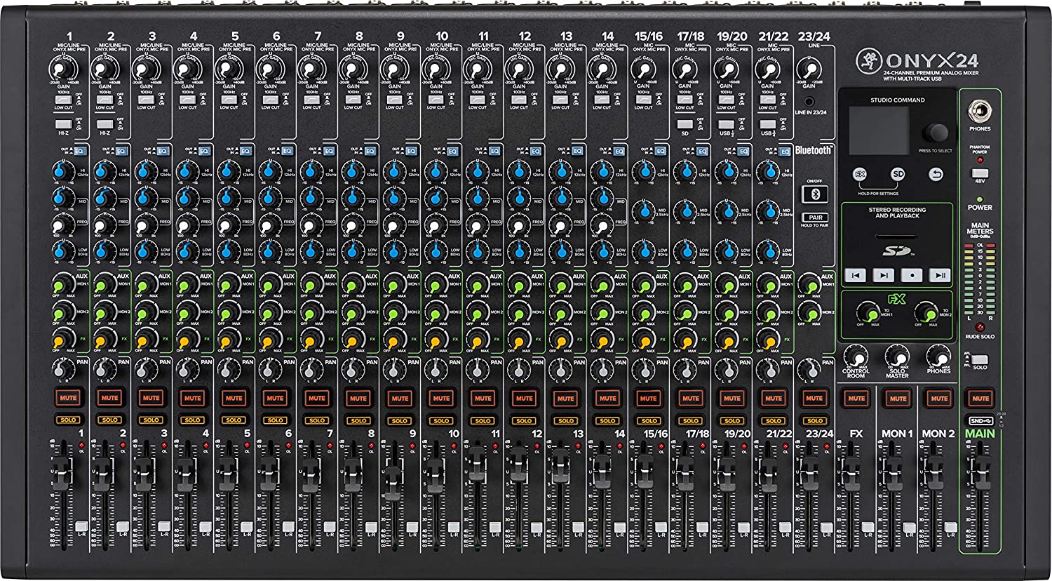Onyx24 24 Channel Analog Mixer With Cover