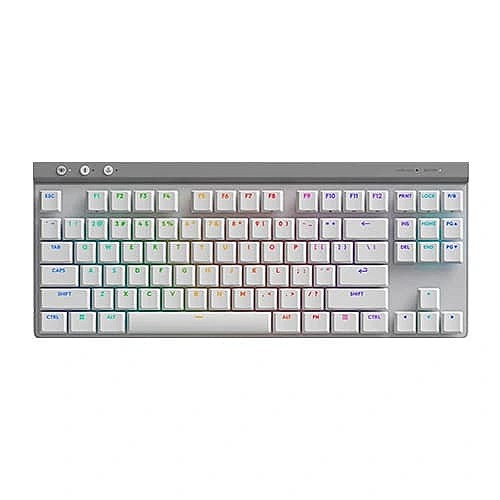 Logitech G515 Lightspeed TKL Mechanical Gaming Keyboard (White) – RGB | Bluetooth
