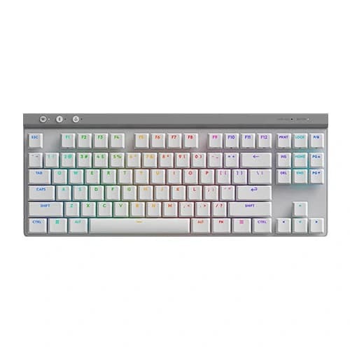 Logitech G515 Lightspeed TKL Mechanical Gaming Keyboard (White) – RGB | Bluetooth