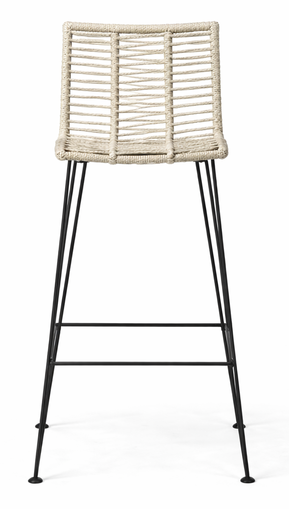 Diamond Weaved Bar Chair