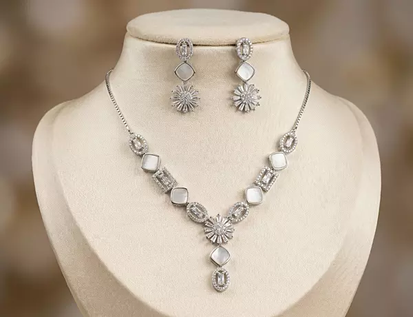 925 Silver Moonlight Serenade Necklace Set
