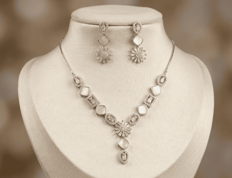 925 Silver Moonlight Serenade Necklace Set