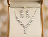 925 Silver Moonlight Serenade Necklace Set