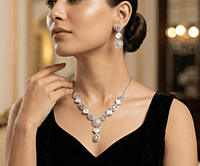 925 Silver Moonlight Serenade Necklace Set