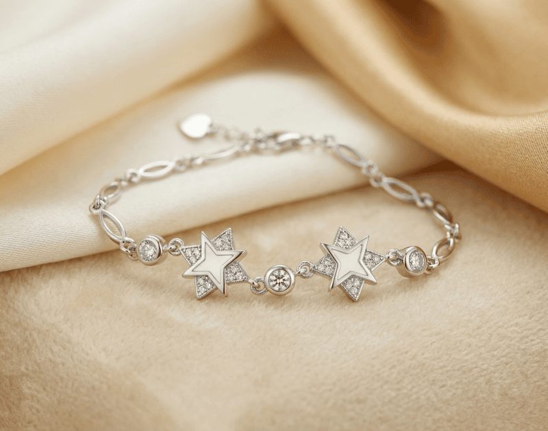 925 Silver Ethereal Star Ladies Bracelet