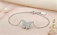 925 Silver Ethereal Butterfly Sparkle Ladies Bracelet
