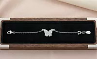 925 Silver Ethereal Butterfly Sparkle Ladies Bracelet