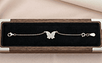 925 Silver Ethereal Butterfly Sparkle Ladies Bracelet