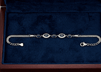 925 Silver Midnight Azure Marquise Bracelet For Her