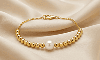 925 Silver Radiant Pearl Bracelet For Her
