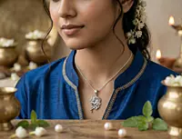 925 Silver Divine Flutist Krishna Locket