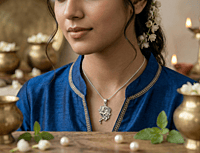 925 Silver Divine Flutist Krishna Locket
