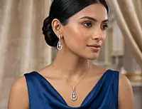 925 Silver Celestial Teardrop Harmony Set