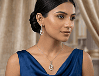 925 Silver Celestial Teardrop Harmony Set