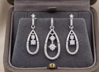 925 Silver Celestial Teardrop Harmony Set