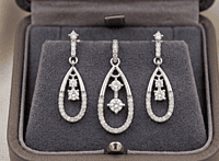 925 Silver Celestial Teardrop Harmony Set