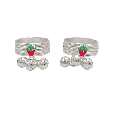 Silver Toe Ring, Metti/Salangai Model