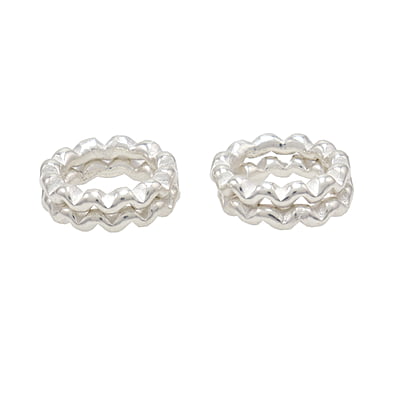 Silver Toe Rings/Metti (Leg Finger Rings) Silver Toe Rings/Metti (Leg Finger Rings)