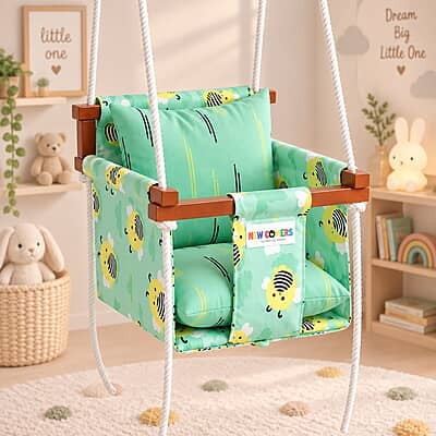 Baby Hanging Cotton Swing - Busy Bee
