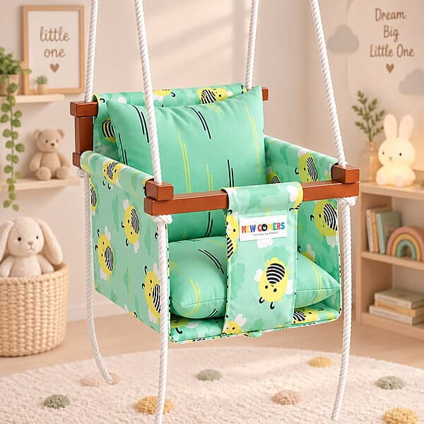 Baby Hanging Cotton Swing - Busy Bee Baby Hanging Cotton Swing - Busy Bee