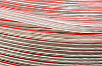Speaker wire European style 23/38 crystal clear full tinned(92 meter)