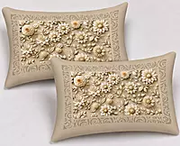 GOLD 7D Digital Print Bedsheet Soft, Stylish & Premium Quality Bed Sheet King-225 x 250 CM)