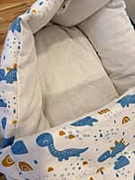 Neelam - Premium Kapok Silk Muslin Carry Nest Bed Neelam - Premium Kapok Silk Muslin Carry Nest Bed