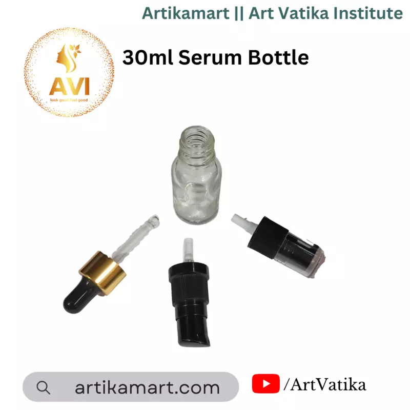30 ml Serum Bottle CLEAR 18mm NECK