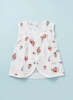 Muslin Front Button Frock – Pack of 2 - Assorted Designs