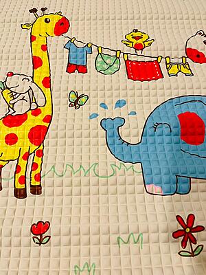 Air-Filled Baby Play & Massage Mat – 90x60 cm | Non-Toxic, Multipurpose & Waterproof Air-Filled Baby Play & Massage Mat – 90x60 cm | Non-Toxic, Multipurpose & Waterproof