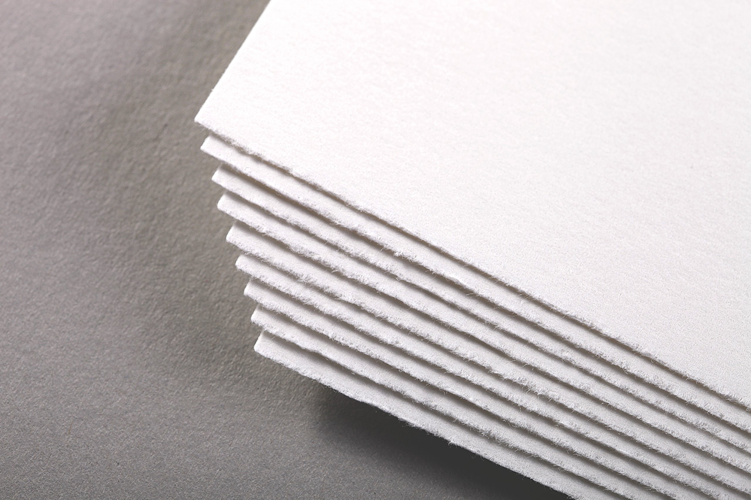 CLAIREFONTAINE FONTAINE 100% COTTON WATERCOLOR PAPER PACK, 300G, COLD PRESSED, DECKLE EDGES, 10 SHEETS, 56 X 76 CMx