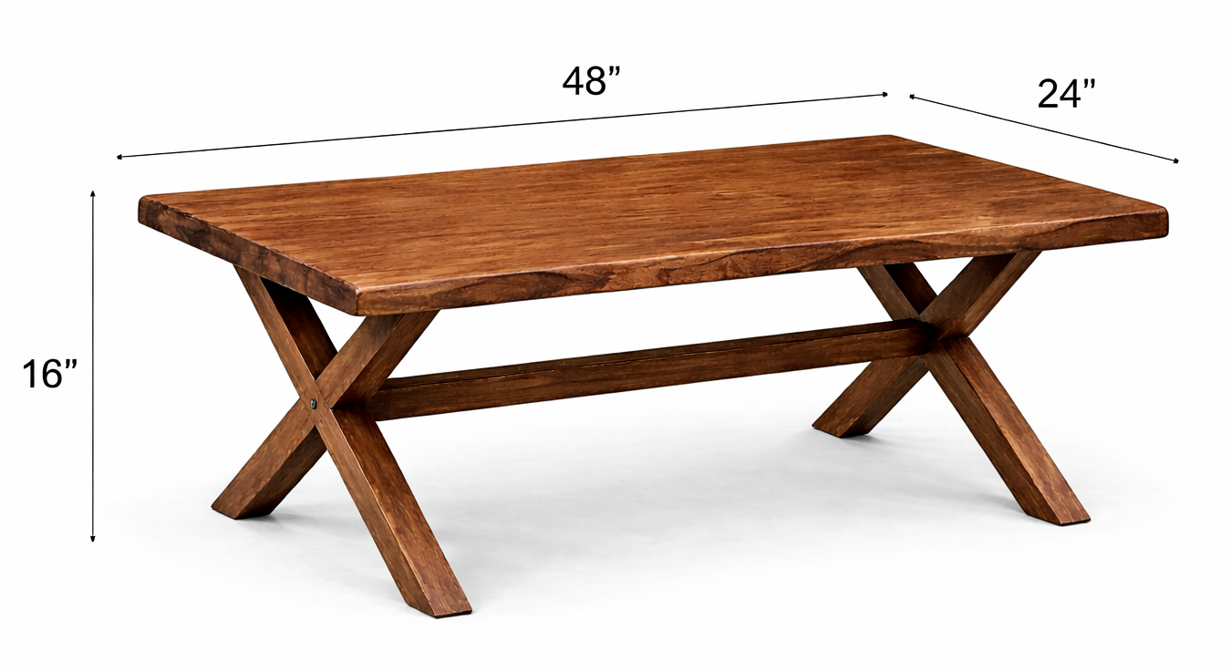 Drifters Live Edge X Coffee Table
