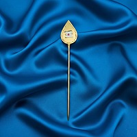 Brass Lord Murugan Vel for Pooja Offering (Venduthal Kanikkai) Meduiem