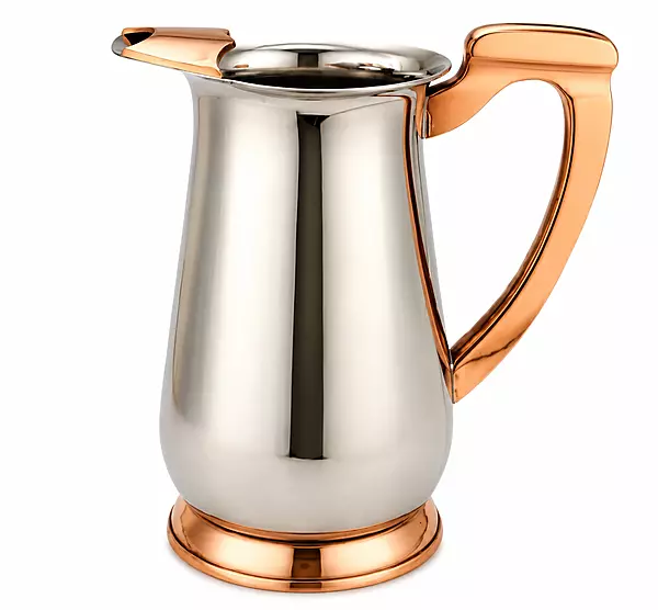 WHITE METAL JUG