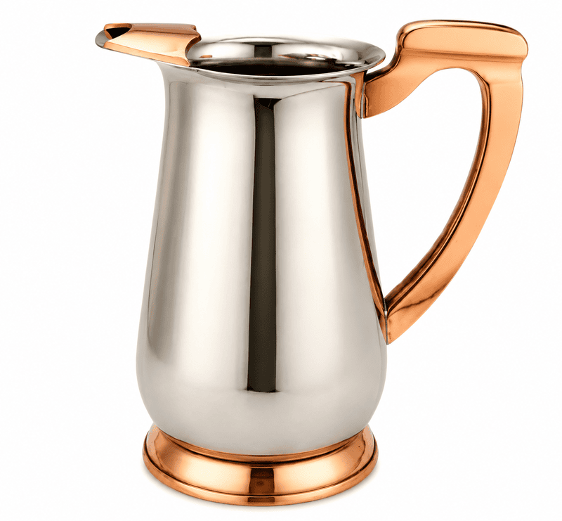 WHITE METAL JUG