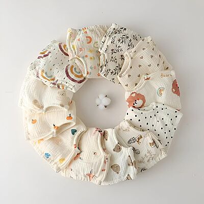 4-Layer Padded Crinkled Muslin Underwear – Assorted Design