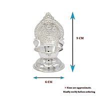 Silver Astalakshmi Diya (25 grams)