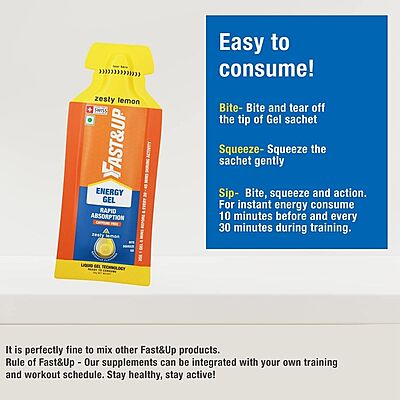 Fast&Up Zesty Lemon Gel - De-Caf