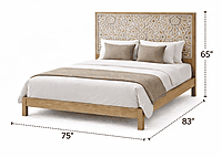 Sydney Rustic Design Premium Hotel King Size Bed
