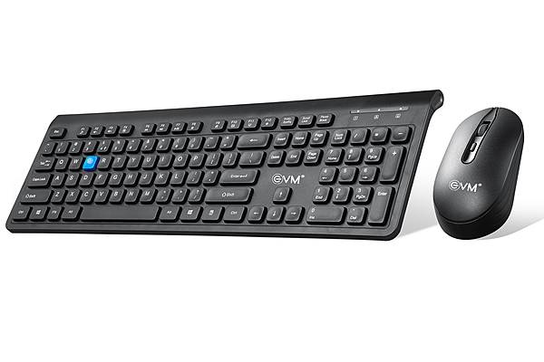 EVM WLK-018 & EWLM-450 Wireless Keyboard Mouse - Black